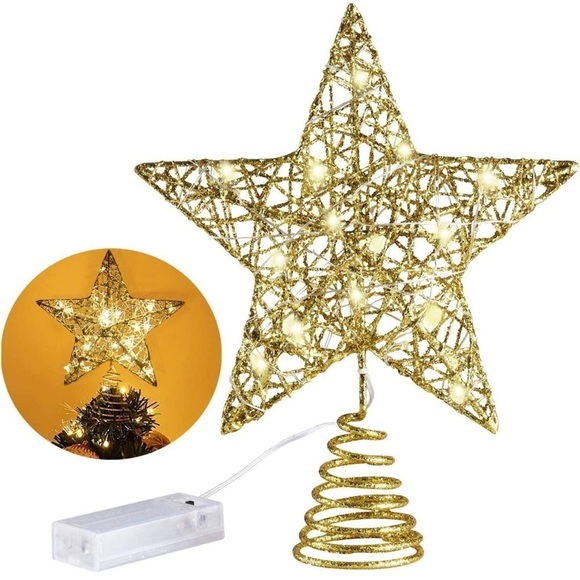 Holiday Gold Christmas Tree Topper Poshmark